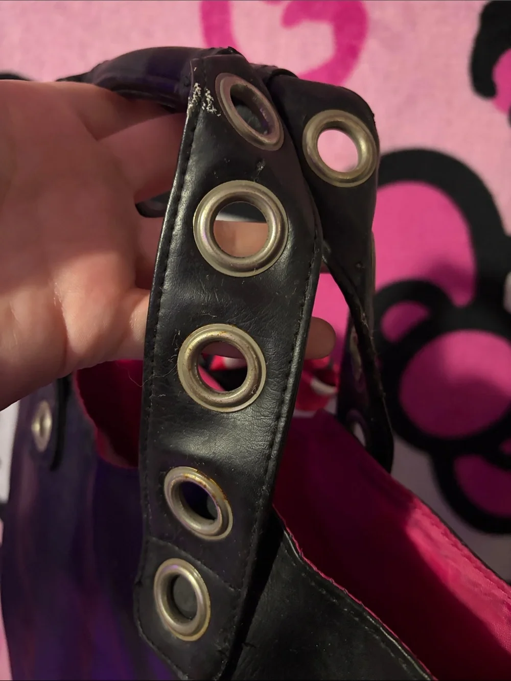 Monster High Black Tote RARE Y2K